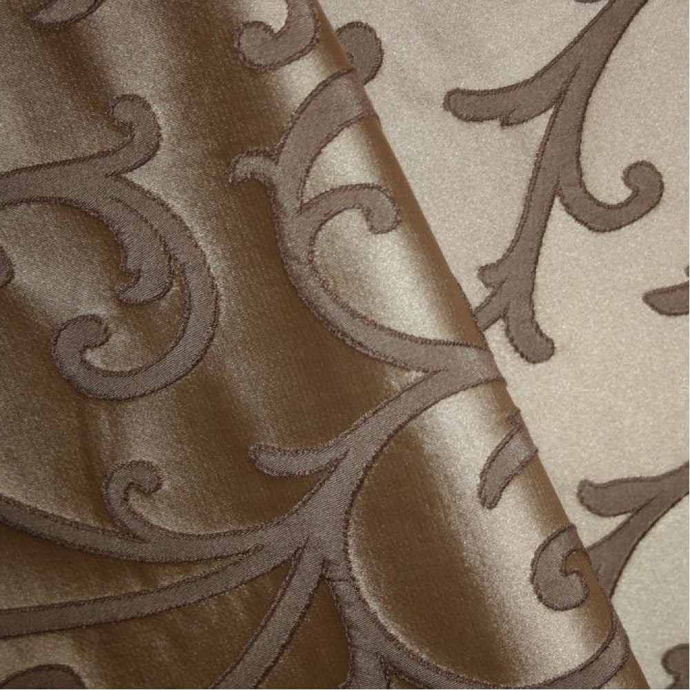 Ткань для штор Liontex из коллекции Elegancia Isadora Chloe Seal Brown