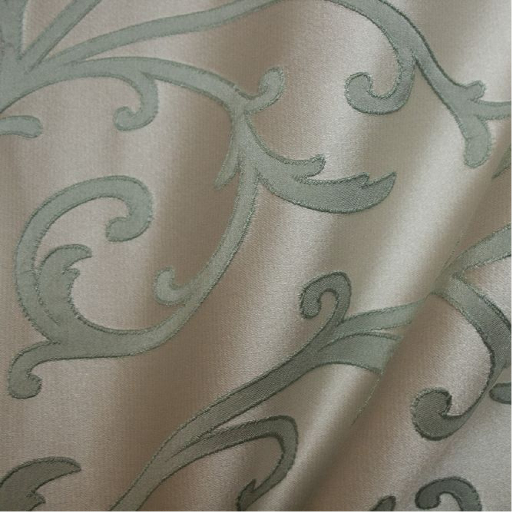 Ткань для штор Liontex из коллекции Elegancia Isadora Chloe Feather Green