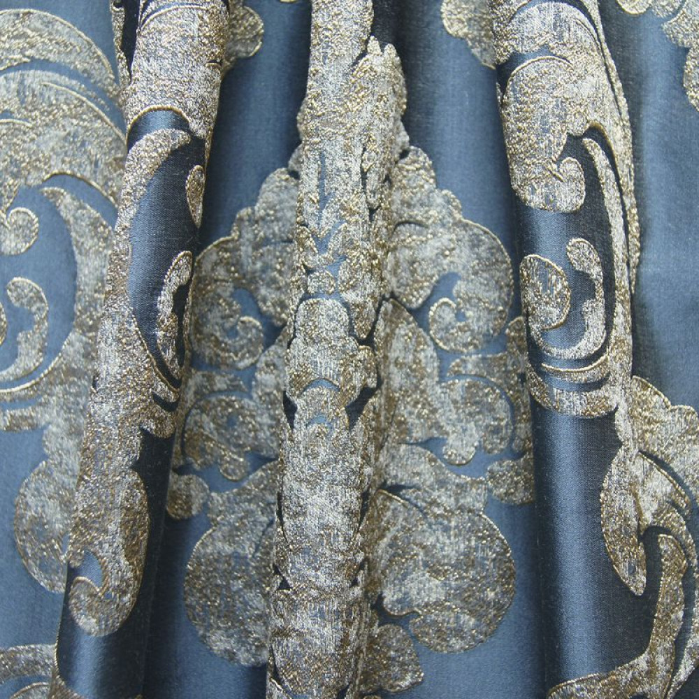 Ткань для штор Liontex из коллекции Elegancia Mansion Berber Saphire