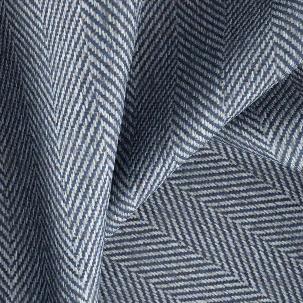 Ткань для штор Liontex из коллекции Elegancia Chevron Explorer Airforce